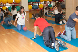 Actividades deportivas. Jornada de Puertas Abiertas de la Universidad de Málaga. Complejo Polideportivo Universitario. Abril de 2016