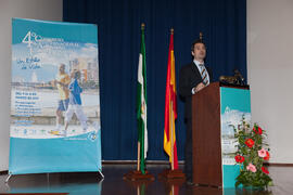 Intervención de Jerónimo García Fernández. 4º Congreso Internacional de Actividad Físico-Deportiva para Mayores. Escuela Técnica Superior de Ingeniería Informática y Telecomunicaciones. Marzo de 2011
