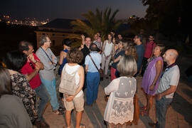 Visita nocturna tematizada a la Alcazaba. Olimpiada Española de Economía, Fase Nacional. Alcazaba de Málaga. Junio de 2015