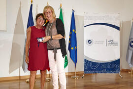 Homenaje al personal que cumple 25 años al servicio de la Universidad de Málaga y al personal jubilado. Paraninfo. Julio de 2013