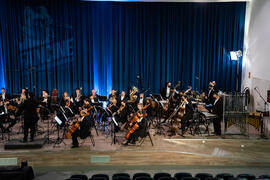 Concierto de Bandas Sonoras de la 30 edición de Fancine de la Universidad de Málaga. Auditorio de la Escuela Técnica de Ingeniería de Telecomunicaciones e Informática. Noviembre de 2020
