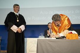 Toma de posesión de Antonio José Morales Siles como nuevo Vicerrector de Investigación y Divulgación Científica de la Universidad de Málaga. Paraninfo. Marzo de 2024