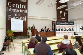 Graduación de los alumnos del CIE de la Universidad de Málaga. Centro Internacional de Español. Marzo de 2015