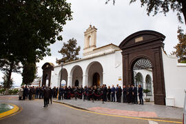 Entierro de Eugenio Chicano. Cementerio de Vélez-Málaga. Noviembre de 2019