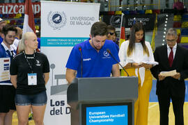 Ceremonia de inauguración. Campeonato Europeo Universitario de Balonmano. Antequera. Julio de 2017