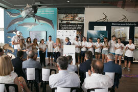 Presentación del I curso de verano "Mares de Andalucía". Puerto de Málaga. Julio de 2018
