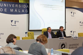 Tercera sesión del X Pleno del Consejo Universitario Iberoamericano (CUIB) en la Universidad de Málaga. Rectorado. Marzo de 2012
