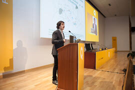 Presentación del proyecto "Paisaje Transversal". V Foro Arquia/Próxima 2016: Futuro Imperfecto. Paraninfo. Octubre de 2016
