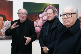 Inauguración de la exposición "Inventario", de Buly. Centro de Arte Contemporáneo Francisco Hernández, Vélez-Málaga. Diciembre de 2018