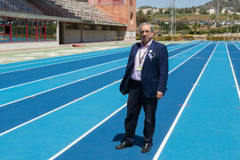 José Ángel Narváez. Jornadas de Puertas Abiertas de la Universidad de Málaga. Complejo Polideportivo Universitario. Abril de 2018