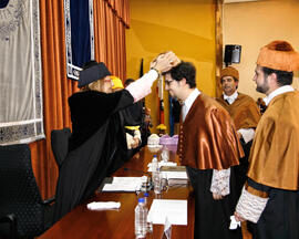 Investidura de nuevos doctores por la Universidad de Málaga. Paraninfo. Abril de 2008