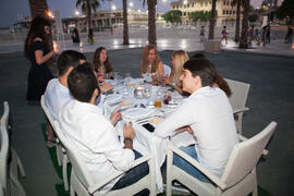 Cena de gala en el restaurante El Palmeral. Olimpiada Española de Economía, Fase Nacional. Puerto de Málaga Muelle 2 El Palmeral de las Sorpresas. Junio de 2015
