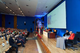 Laudatio de Ángel Rodríguez-Vergara. Investidura como Doctores "Honoris Causa" por la Universidad de Málaga de Miquel Roca i Junyent y Miguel Herrero y Rodríguez de Miñón. Paraninfo. Diciembre de 2024