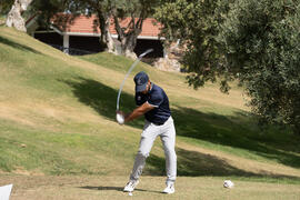 Jugador de la Universidad de Málaga. Campeonato Europeo de Golf Universitario. Antequera. Junio de 2019