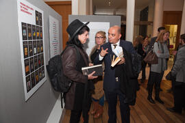 Exposición "Premio Reina Sofía de Poesía Iberoamericana (1992-2014)". Homenaje a María Victoria Atencia. Edificio del Rectorado. Diciembre de 2014