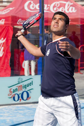 Partido de pádel. Fases Finales de los Campeonatos de España Universitarios. Antequera. Abril de 2012
