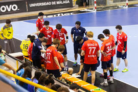 Partido Japón - Corea del Sur. Categoría masculina. Campeonato del Mundo Universitario de Balonmano. Antequera. Julio de 2016