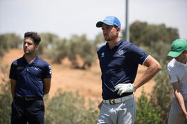 Jugadores de la Universidad de Málaga. Campeonato Europeo de Golf Universitario. Antequera. Junio de 2019