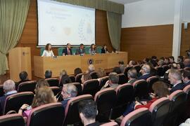 Intervención de Daniel Pastor. I Premios del Aula de Economía y Deporte de la Universidad de Málaga. Edificio del Rectorado. Febrero de 2024