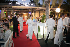 Cena de gala en el restaurante El Palmeral. Olimpiada Española de Economía, Fase Nacional. Puerto de Málaga Muelle 2 El Palmeral de las Sorpresas. Junio de 2015