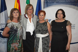 Homenaje a los jubilados y al personal que cumple 25 años de servicio en la Universidad de Málaga. Paraninfo. Octubre de 2012