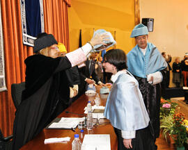 Investidura de nuevos doctores por la Universidad de Málaga. Paraninfo. Abril de 2008