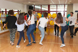Actividades deportivas. Jornada de Puertas Abiertas de la Universidad de Málaga. Complejo Polideportivo Universitario. Abril de 2016