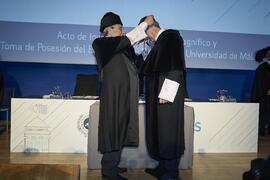 Toma de posesión del Rector de la Universidad de Málaga. Paraninfo. Marzo de 2024