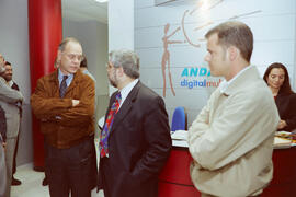 Reunión del Consejo Social de la Universidad de Málaga en el Parque Tecnológico de Andalucía. Marzo de 2001