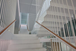 Interiores de la nueva Facultad de Psicología. Campus de Teatinos. Mayo de 2021