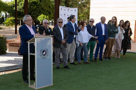 Inauguración de la primera "Isla y Senda Verde" de la Universidad de Málaga. Facultad de Ciencias de la Comunicación y Turismo. Octubre de 2019