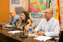 Intervención de Elsa Marina Álvarez en la presentación del curso "La medicina del futuro a debate". Cursos de Verano de la Universidad de Málaga. Málaga. Julio de 2018