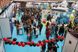 Jornada de Puertas Abiertas de la Universidad de Málaga. Complejo Polideportivo Universitario. Marzo de 2022