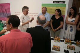 Cata aplicada. Curso "El aceite de oliva, salud, cultura y riqueza de los pueblos mediterráneos". Cursos de Verano de la Universidad de Málaga. Vélez Málaga. Julio de 2018