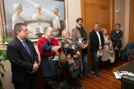 Asistentes a la presentación del número 6 de la revista TSN (Transatlantic Studies Network). Edificio del Rectorado. Noviembre de 2019