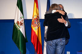 Toma de posesión de Alejandro Francisco García Pozo como nuevo catedrático del Área de Economía Aplicada de la Universidad de Málaga. Paraninfo. Diciembre de 2021