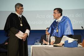 Toma de posesión de Bartolomé Andreo Navarro como nuevo Vicerrector de Ordenación Académica y Profesorado de la Universidad de Málaga. Paraninfo. Marzo de 2024