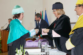 Investidura de nuevos doctores por la Universidad de Málaga. Paraninfo. Febrero de 2012