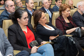 Asistentes al nombramiento de José Sánchez Maldonado como Alumno de Honor de la Facultad de Ciencias Económicas y Empresariales. Facultad de Ciencias Económicas y Empresariales. Diciembre de 2019
