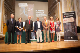 Inauguración de las jornadas. Olimpiada Española de Economía, Fase Nacional. Sala Unicaja de Conciertos María Cristina. Málaga. Junio de 2015