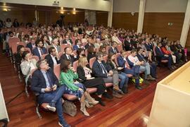 Asistentes a la toma de posesión de nuevos Vicerrectores adjuntos y personal asesor del Rector de la Universidad de Málaga. Edificio del Rectorado. Abril de 2024