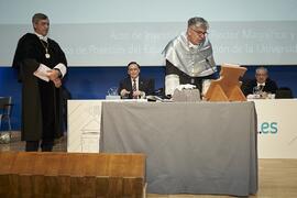 Toma de posesión de Francisco Javier Paniagua Rojano como nuevo Vicerrector de Comunicación, Gabinete y Proyección Universitaria de la Universidad de Málaga. Paraninfo. Marzo de 2024