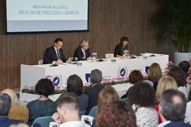 Intervención de María Isabel Hombrados. Inauguración la nueva Facultad de Psicología y Logopedia de la Universidad de Málaga. Campus de Teatinos. Octubre de 2022