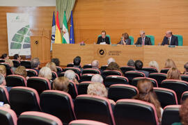 Homenaje a María Victoria Atencia. Edificio del Rectorado. Diciembre de 2014