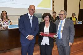 Reconocimiento a personal jubilado. Celebración del 50 Aniversario de la Facultad de Medicina de la Universidad de Málaga. Facultad de Medicina. Octubre de 2022
