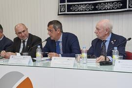 Intervención de Juan Teodomiro López. Presentación del libro "50 años de doctores Honoris Causa por la Universidad de Málaga". Facultad de Ciencias Económicas y Empresariales. Febrero de 2024