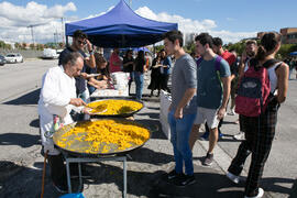 Degustación de paella. II Día del Estudiante. Campus de Teatinos. Octubre de 2018