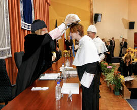 Investidura de nuevos doctores por la Universidad de Málaga. Paraninfo. Abril de 2008