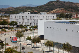 Nueva Facultad de Psicología y edificio Ada Byron. Campus de Teatinos. Junio de 2021