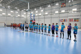 Partido Universidad de Colonia - Universidad de Aksaray. Categoría femenina. Campeonato Europeo Universitario de Balonmano. Antequera. Julio de 2017